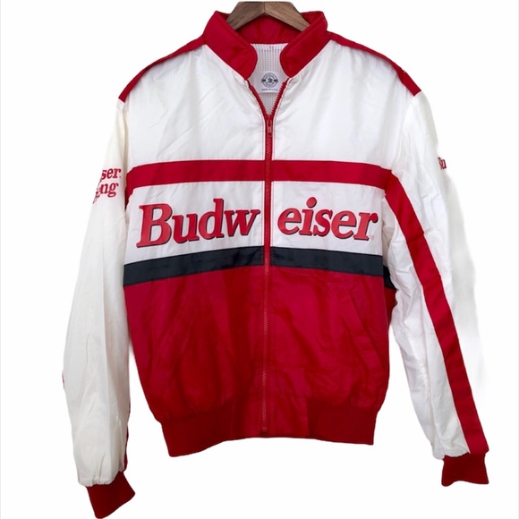 Budweiser Other - Vintage Budweiser Racing Windbreaker Jacket